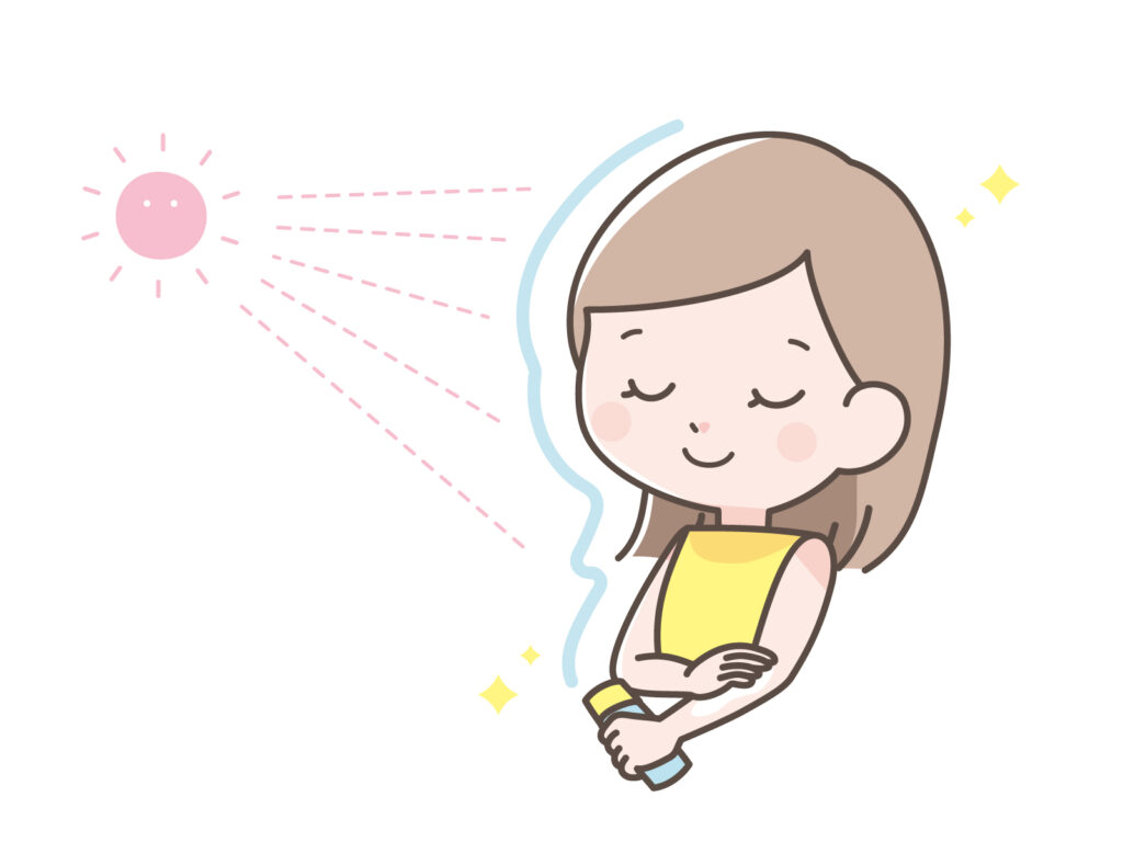 日焼け止め塗ると良いこと