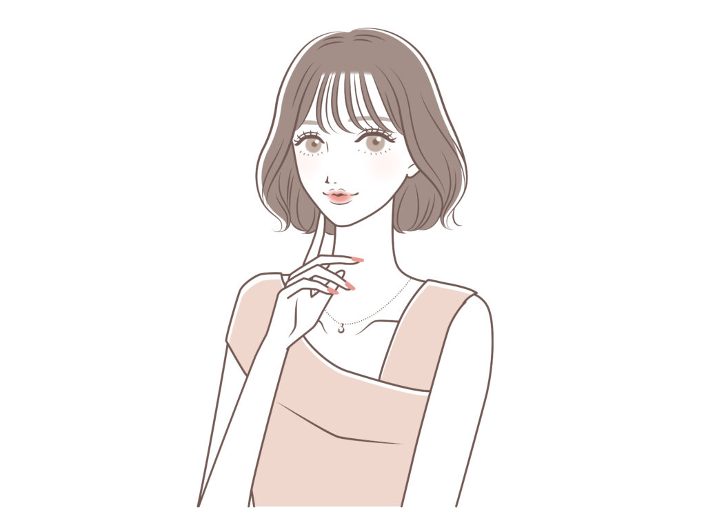 韓国コスメ使う女の子